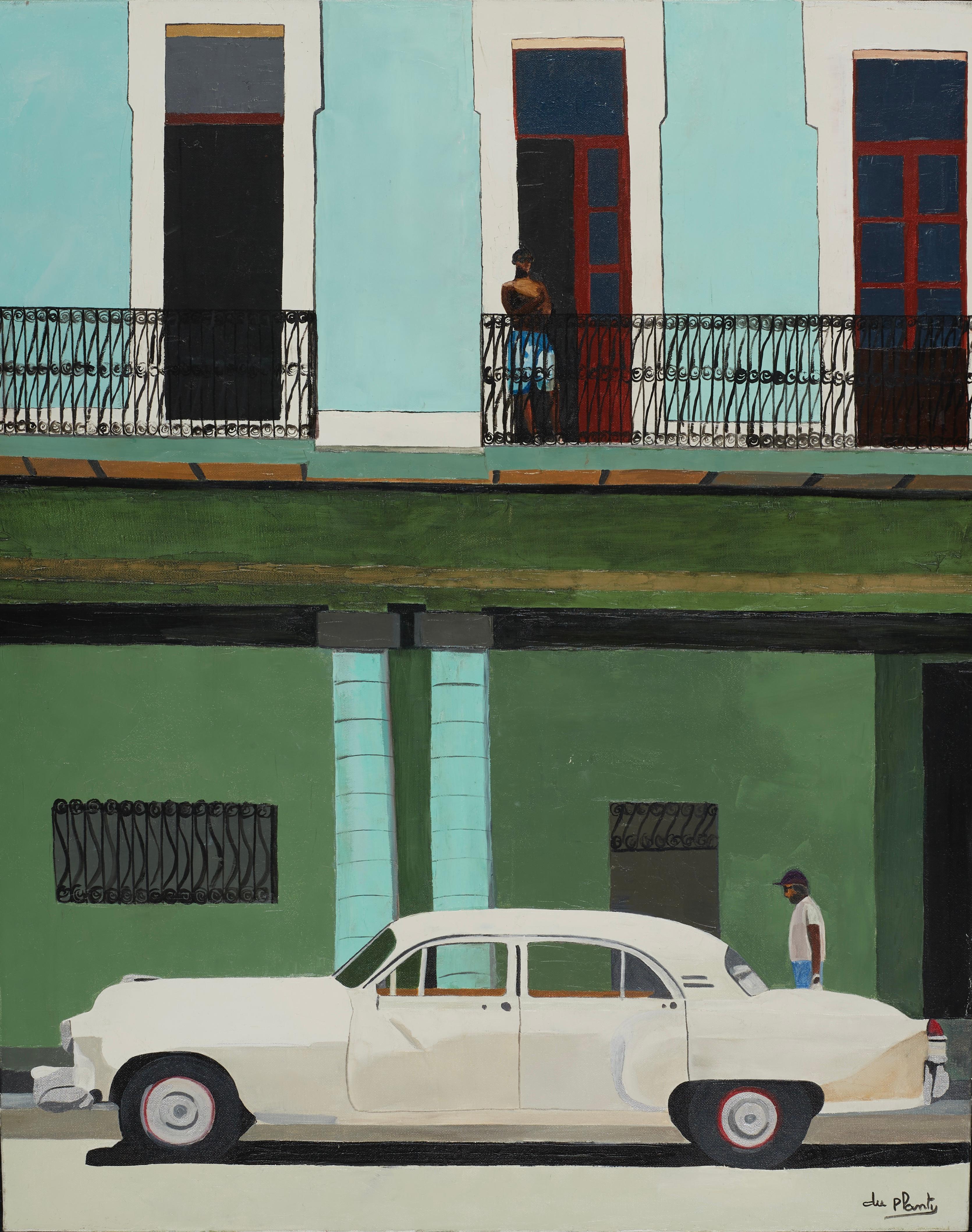 Oil on canvas

Anne du Planty is a French artist born in 1953 who lives & works in Paris, France.

Originally from North of France, she discovered lights of the South, the brightness of the sun, the shade of the alleyways while travelling in Cuba,