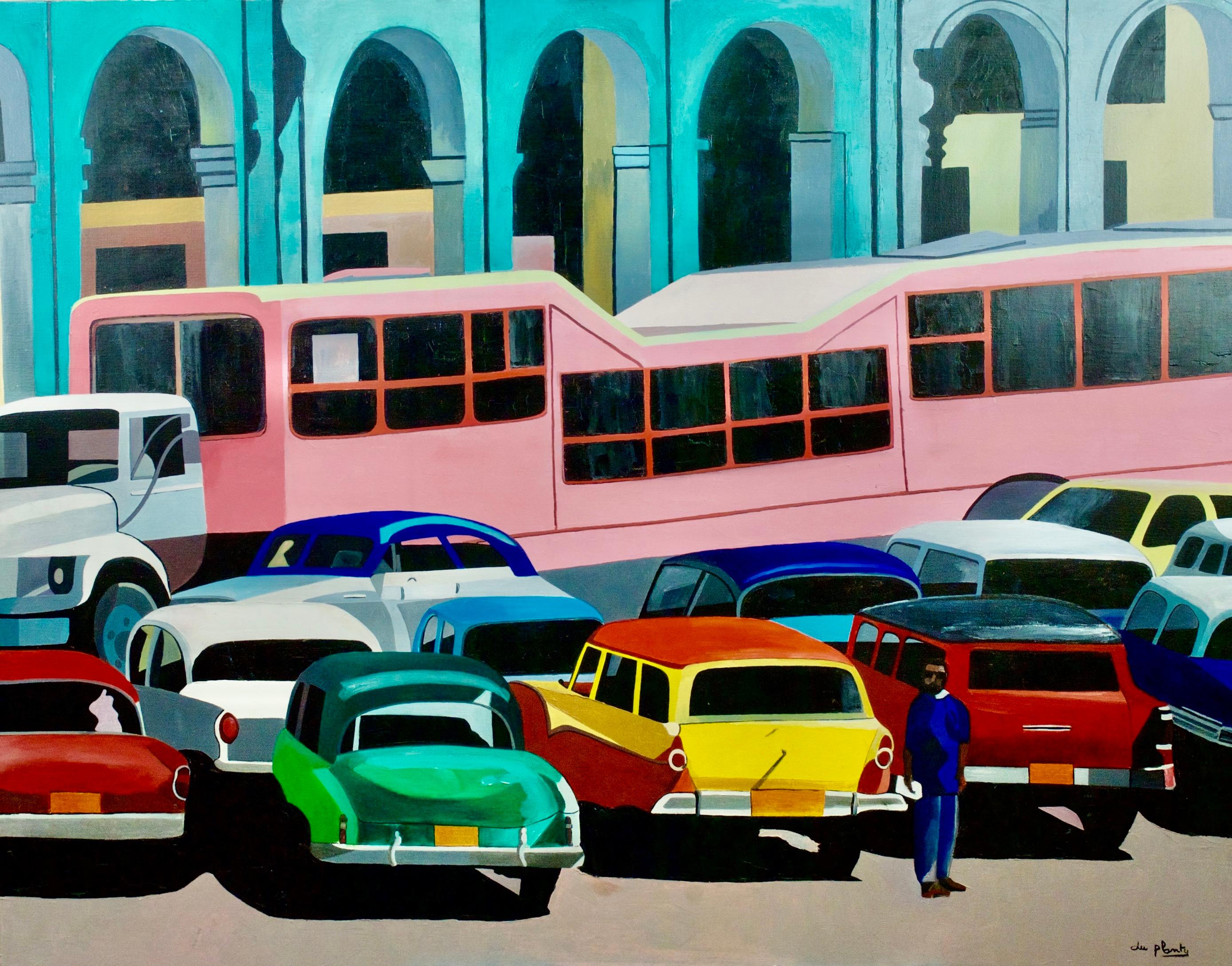 French Contemporary Art by Anne du Planty - La Havane Bus 1