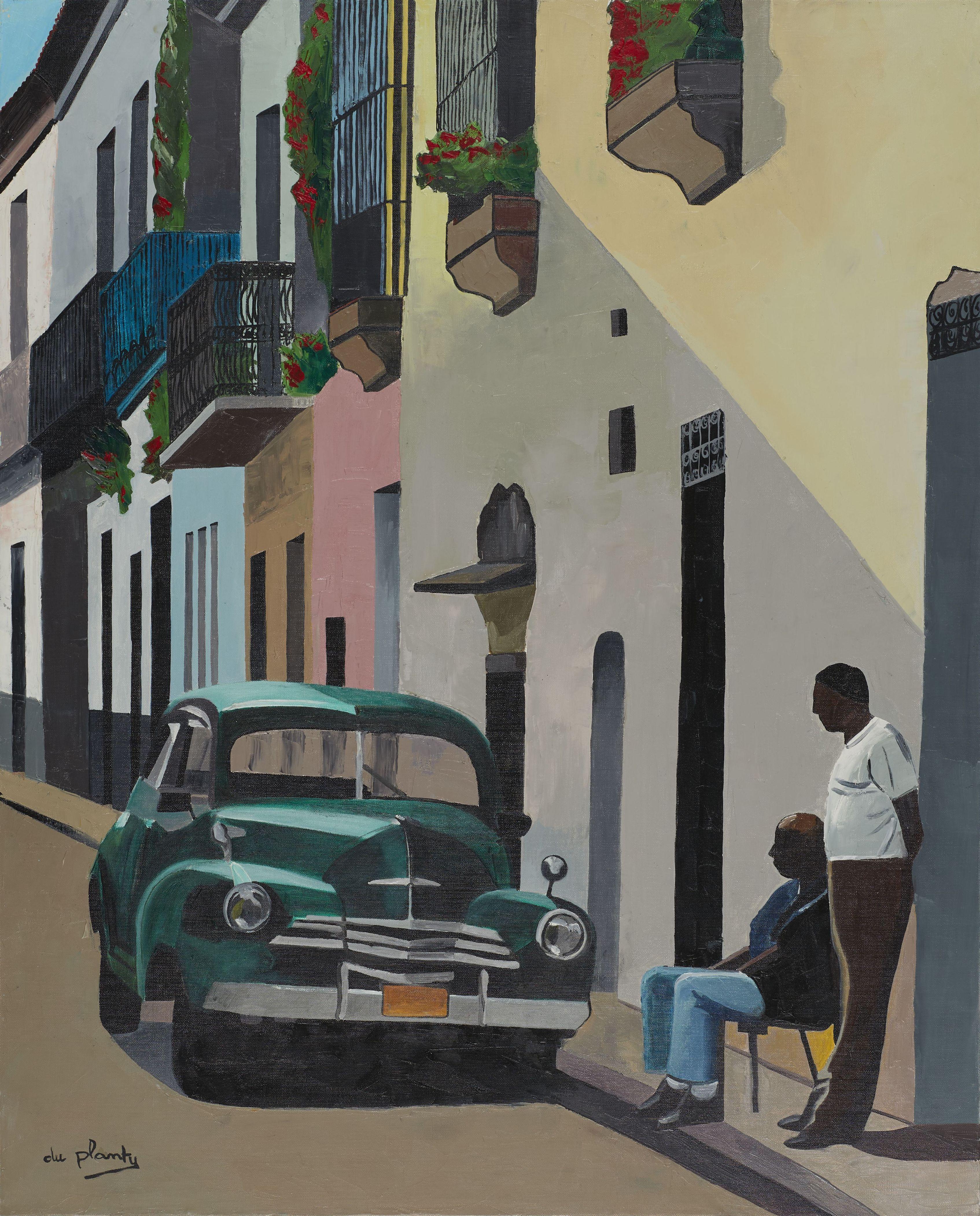 Oil on canvas

Anne du Planty is a French artist born in 1953 who lives & works in Paris, France.

Originally from North of France, she discovered lights of the South, the brightness of the sun, the shade of the alleyways while travelling in Cuba,