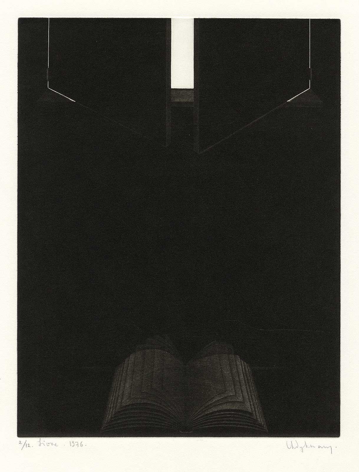 Livre  (Un'apertura al libro della conoscenza) - Print di Anne Dykmans