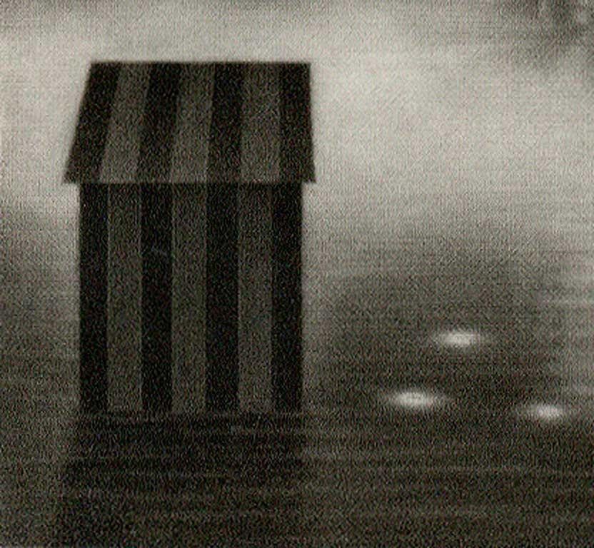 Trent et Un - Noir Landscape Print par Anne Dykmans
