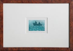 Wandelaars II, Contemporary Mezzotint by Anne Dykmans