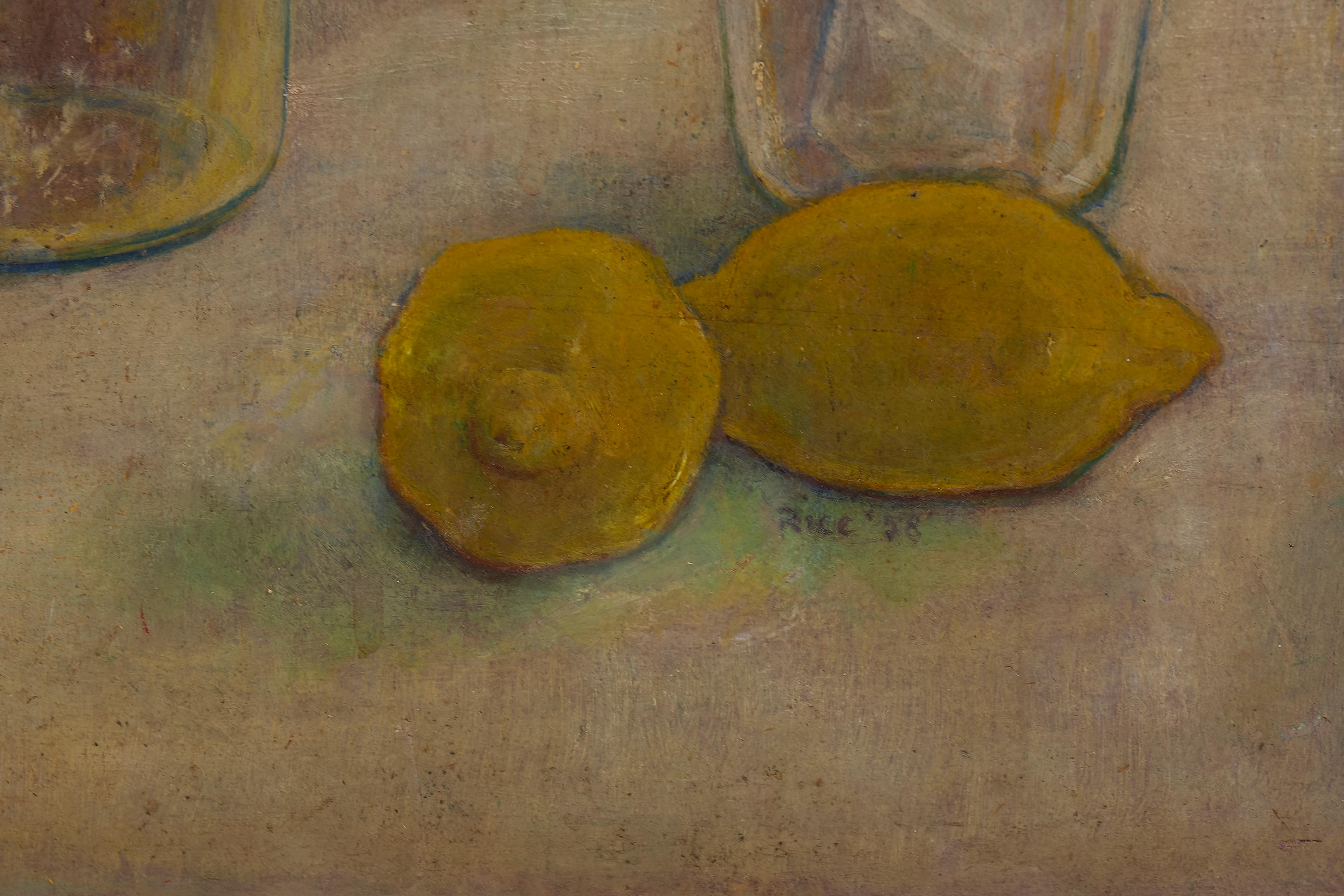 Anne Estel Rice (1877-1959, Amerikanerin) Stillleben mit Flaschen im Angebot 1