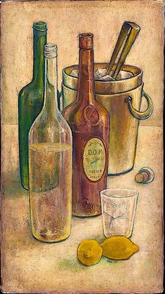 “Still Life with Bottles”