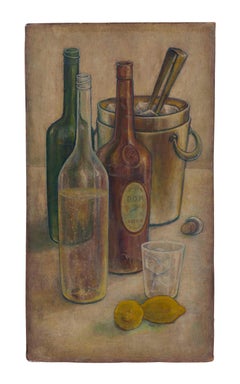 Anne Estel Rice (1877-1959, Amerikanerin) Stillleben mit Flaschen