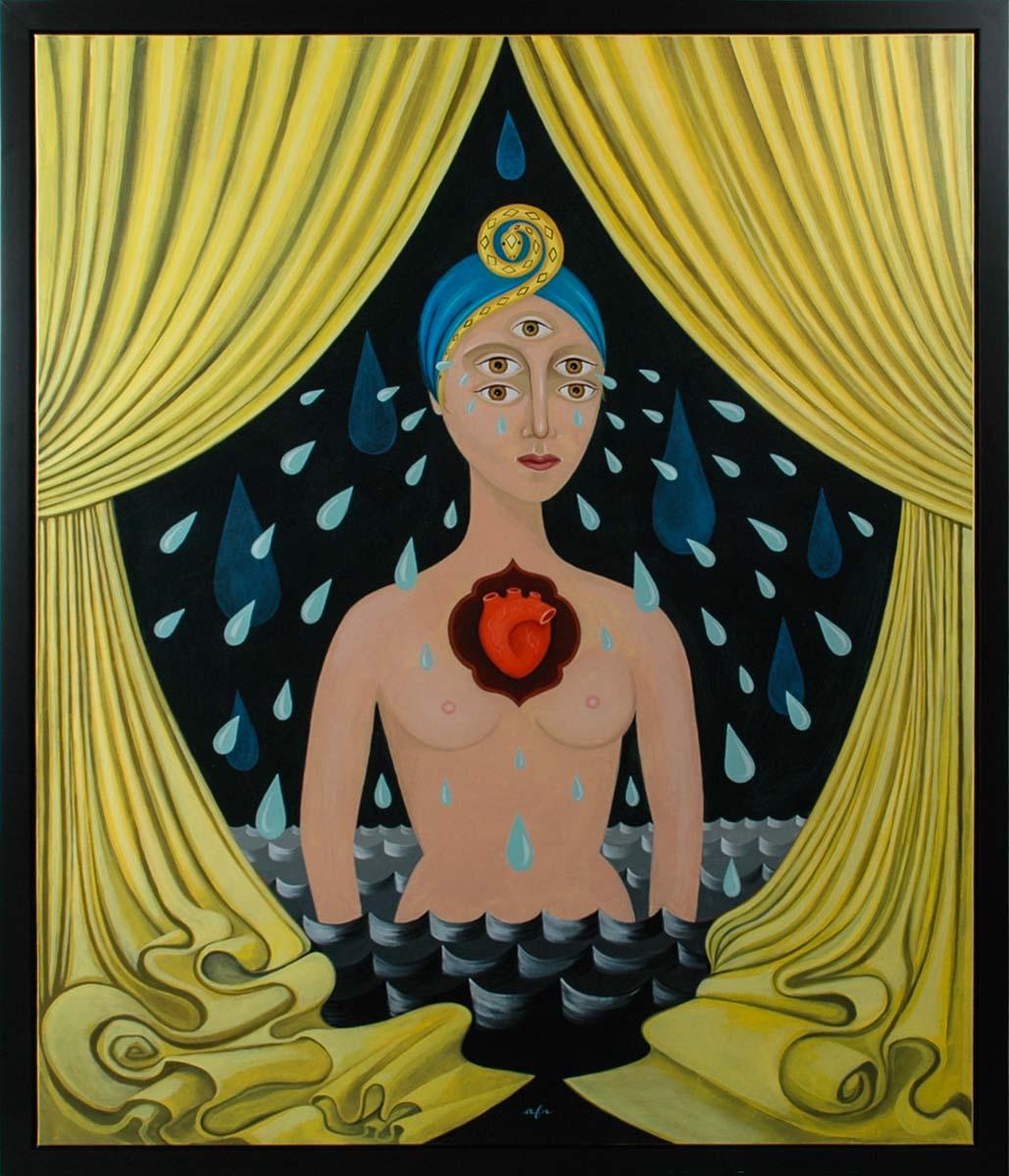 The Crying Seer - Painting by Anne Faith Nicholls