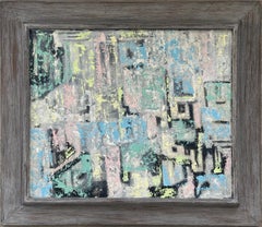 Cubist Cityscape (Abstract Expressionist painting)
