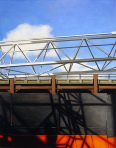 Hudson Yards 2 : acrylic painting on board