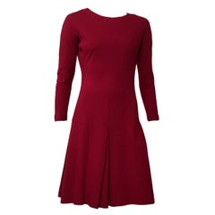 Retro Anne Fogarty 1960s Wool Dress Size 6.