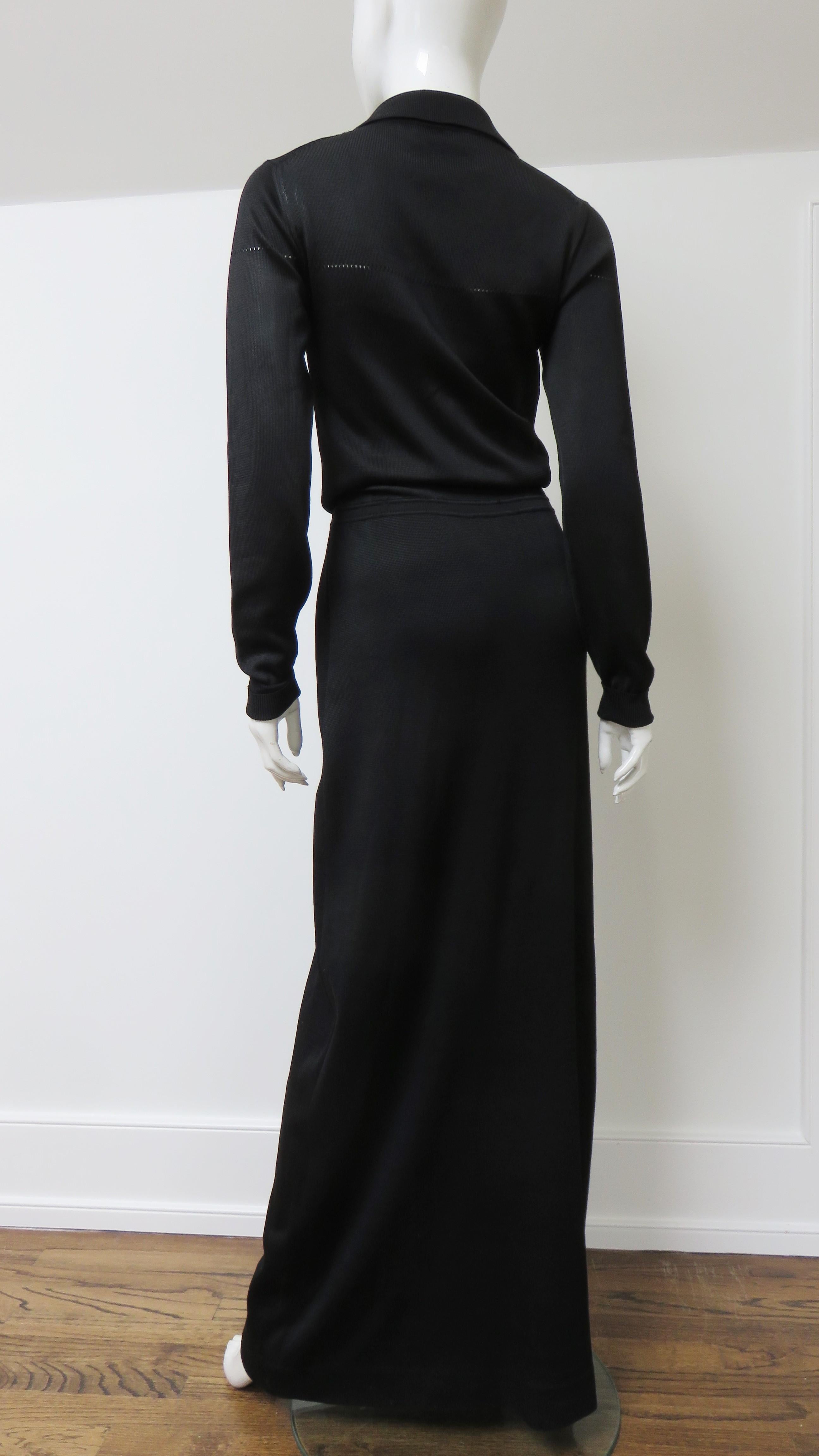 Anne Fogarty Maxi Dress 1970s For Sale 7