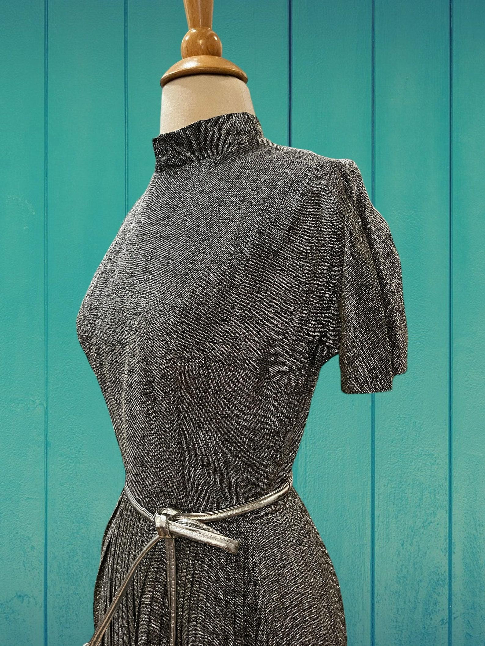 Anne Fogarty Metallic Dress, Circa 1960s For Sale 2