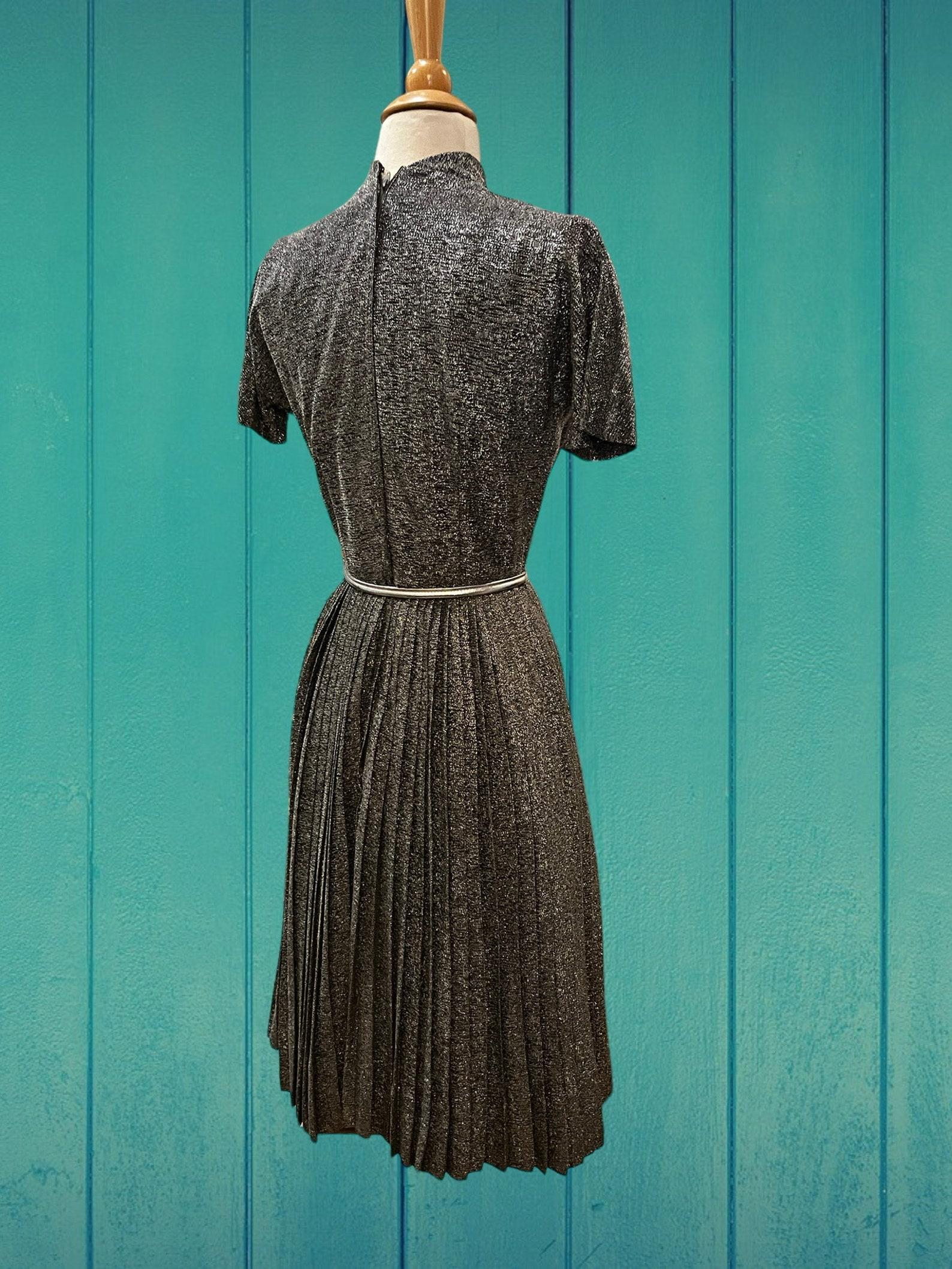 Anne Fogarty Metallic Dress, Circa 1960s For Sale 4