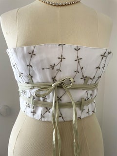 Top bandeau de algodón de los 90 Anne Fontaine