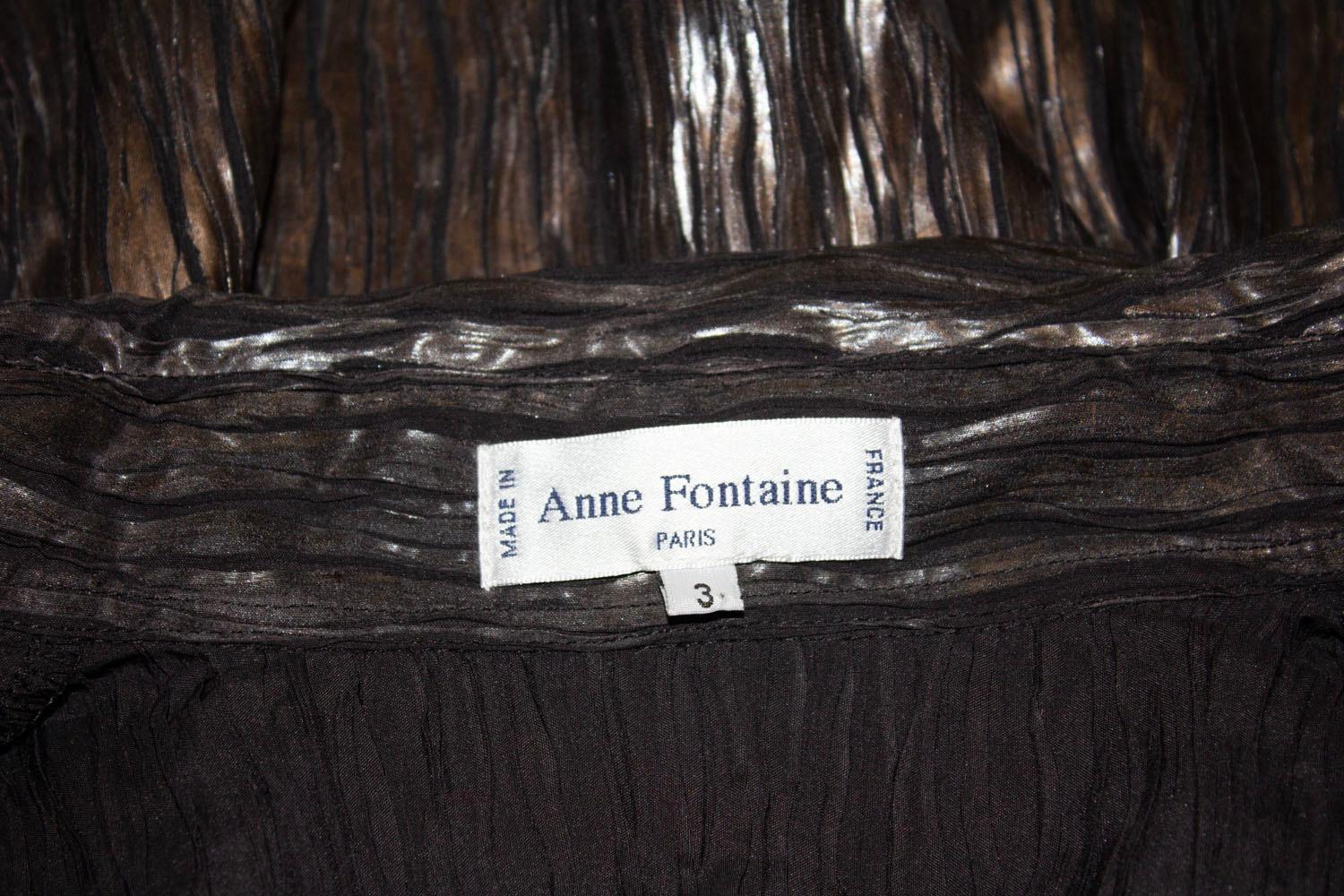 Anne Fontaine Textured Zip Jacket For Sale 3