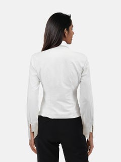 Anne Fontaine - Camicia aderente bianca con bottoni - taglia M.