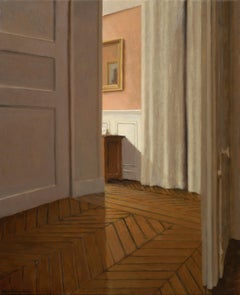 Anne Franoise Couloumy, L'entre rue Renan 2, huile sur toile