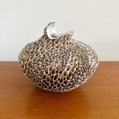 Anne Goldman Vase aus organischem Steingut, amerikanisch, 1970er Jahre