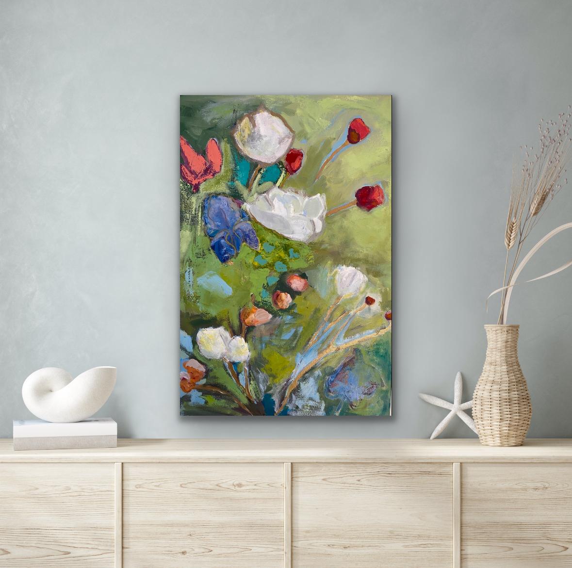 En el jardín - Painting de Anne Harney