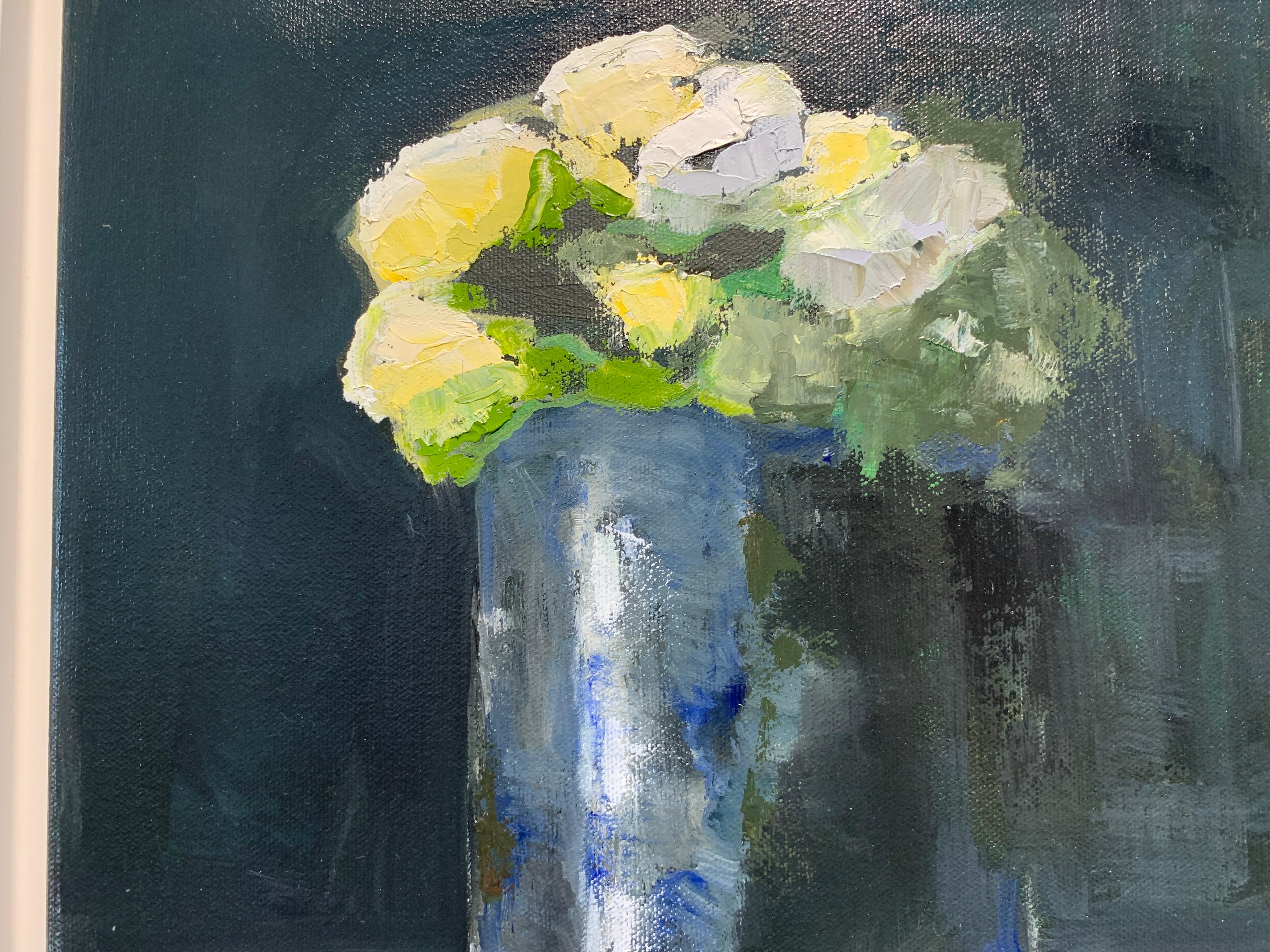 Mums by Anne Harney, Contemporary Floral Still Life Painting 4