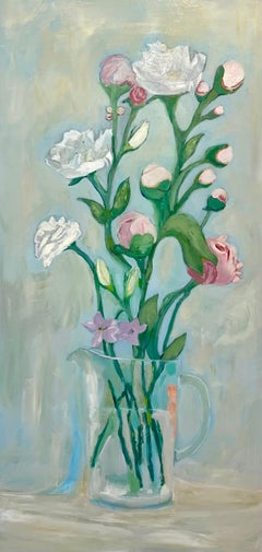 Peonies by Anne Harney, Contemporary Floral Still Life Painting