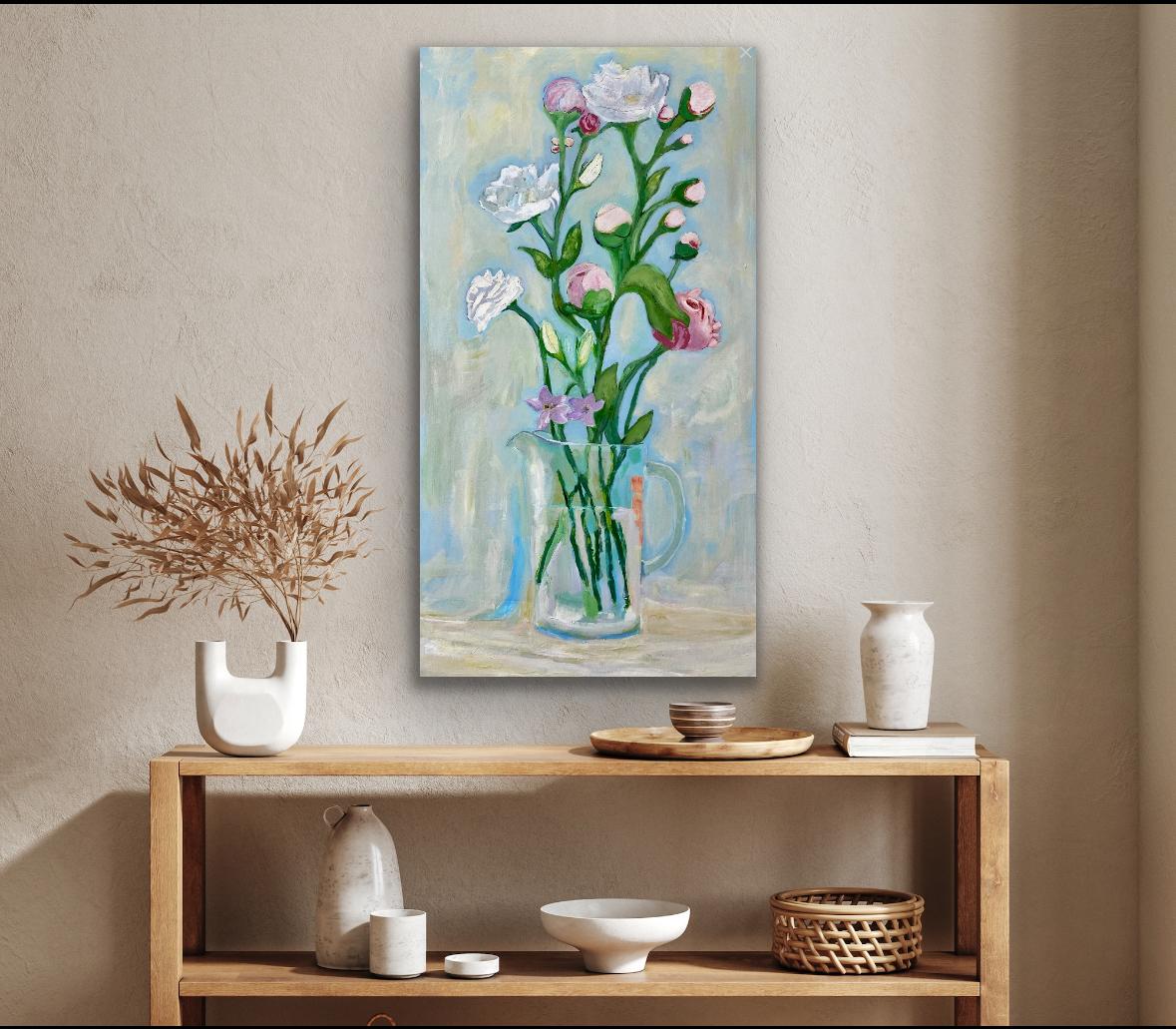 Pivoines - Painting de Anne Harney