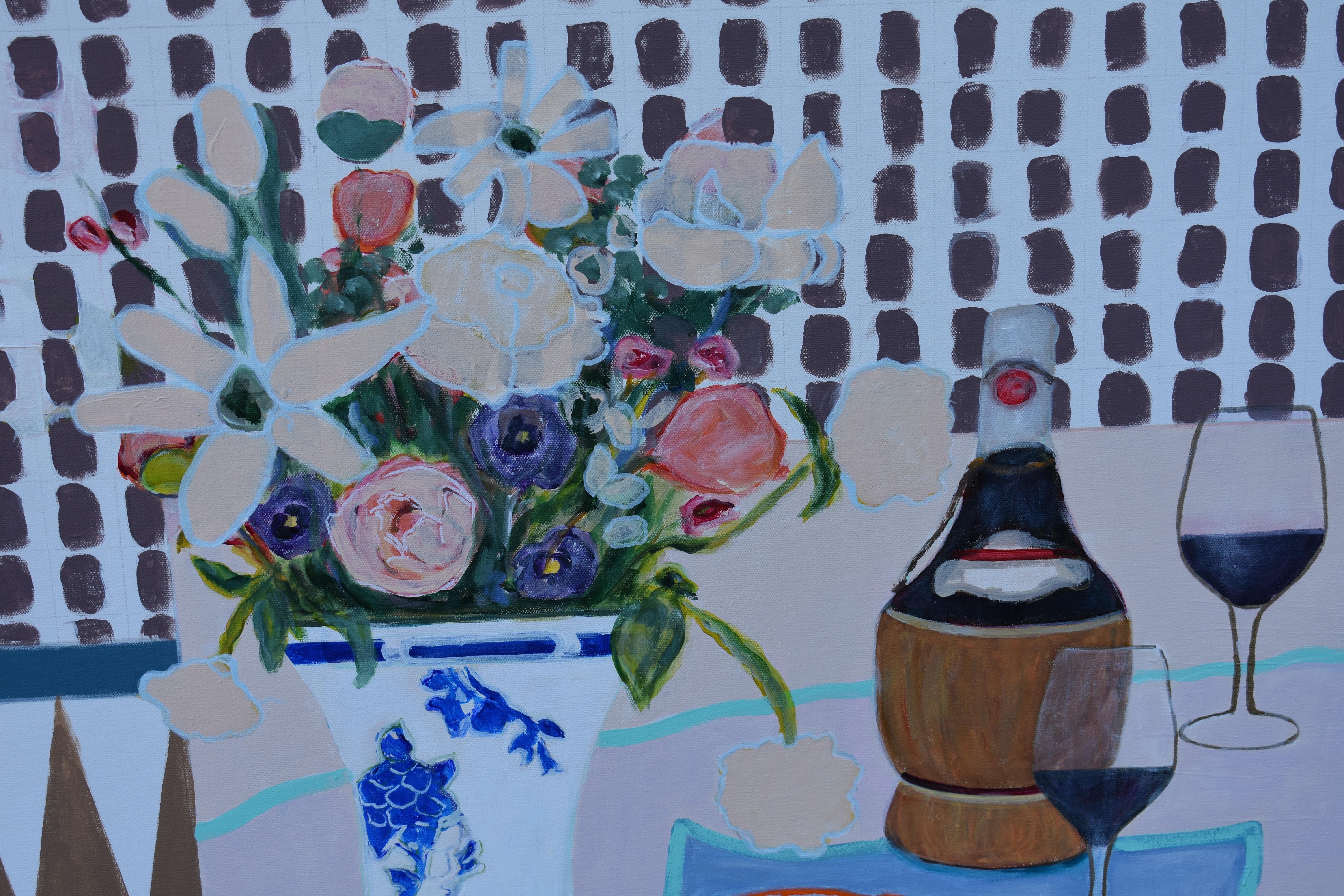 Summer Delight II - Contemporary Painting by Anne Harney