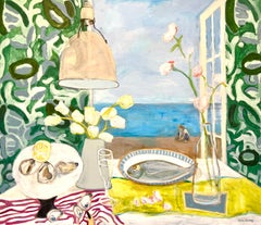 Summer Feast by Anne Harney, Contemporary Interior Still Life Painting