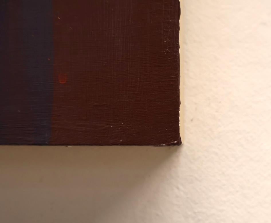 La peinture acrylique abstraite de 12 x 12 pouces d'Anne Johnstone intitulée 