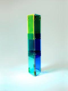 Babel 02 - Concrete Abstract Art Sculpture Color Geometric Minimalist Bauhaus
