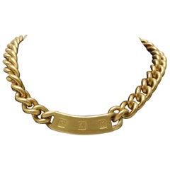 Anne Klein 1980s Chain Link Choker