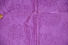 Pañuelo de seda Anne Klein Glorious Rich Colorful Violet with Palsey Detailing