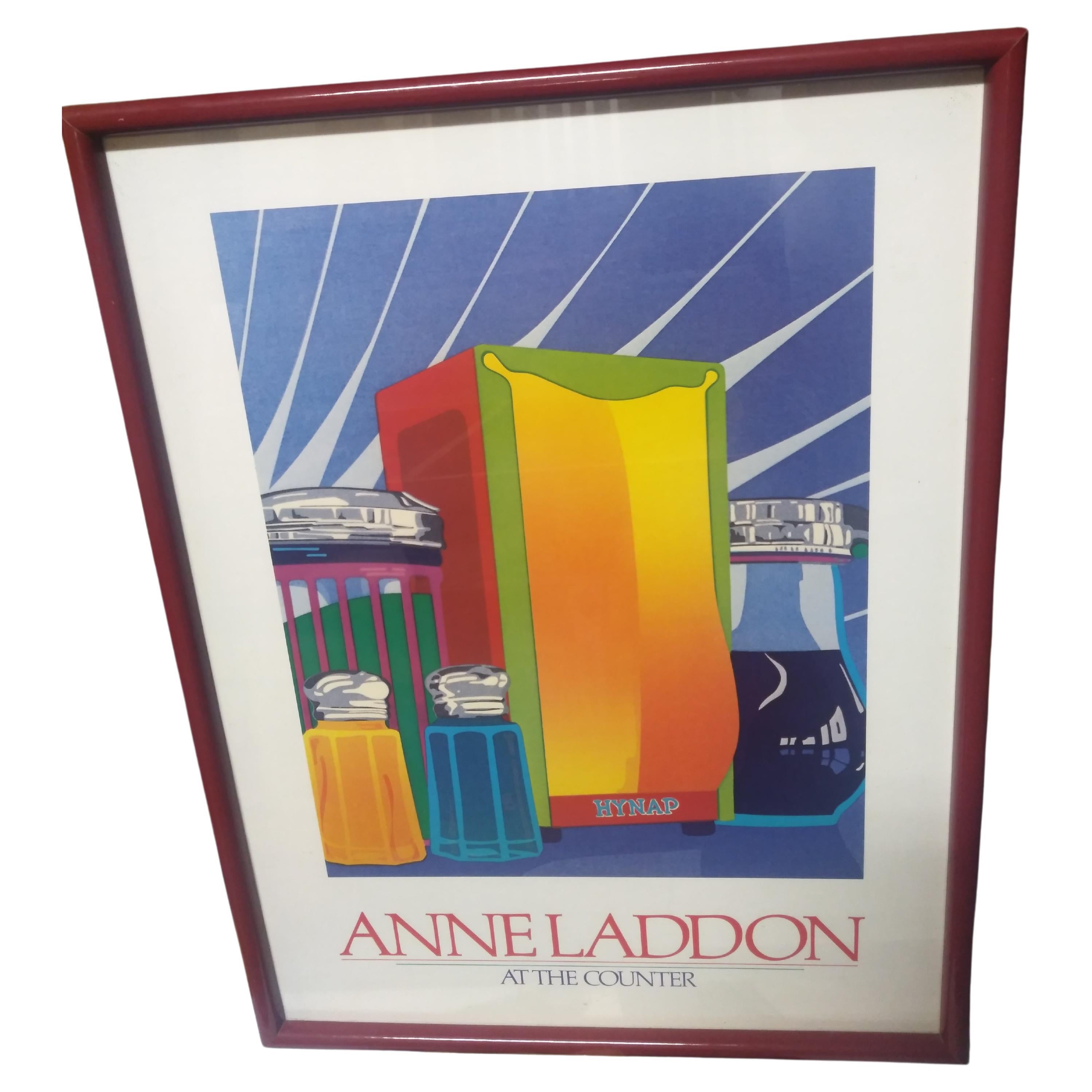 Cartel de Anne Laddon "En el mostrador