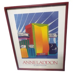 Cartel de Anne Laddon "En el mostrador