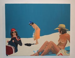 L'été, Acrylic on canvas, 81x100 cm, 2021
