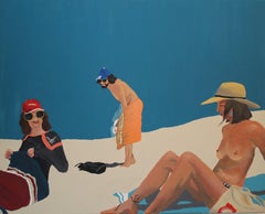 L'été, Acrylic on canvas, 81x100 cm, 2021