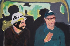 Départ, Acrylic on canvas, 90 x 120 cm, 2021