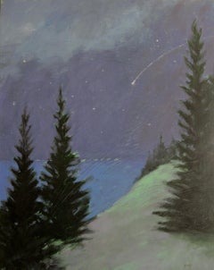 Stella cadente, Pittura, Acrilico su tela