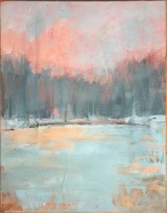 Frozen Dawn, Painting, Acrylic on Canvas