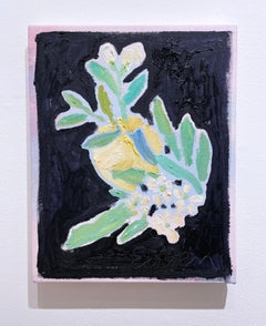 Citrus Blossom II (2022), oil painting on canvas, floral, neo impressionist