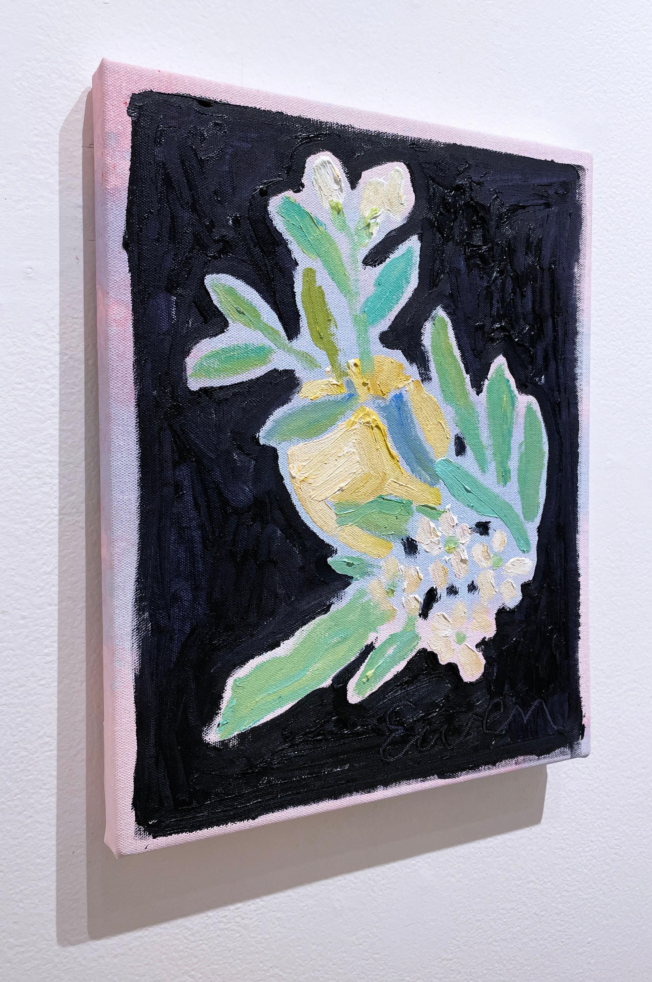 Flor de cítricos II (2022), óleo sobre lienzo, floral, neoimpresionista - Painting Contemporáneo de Anne-Louise Ewen