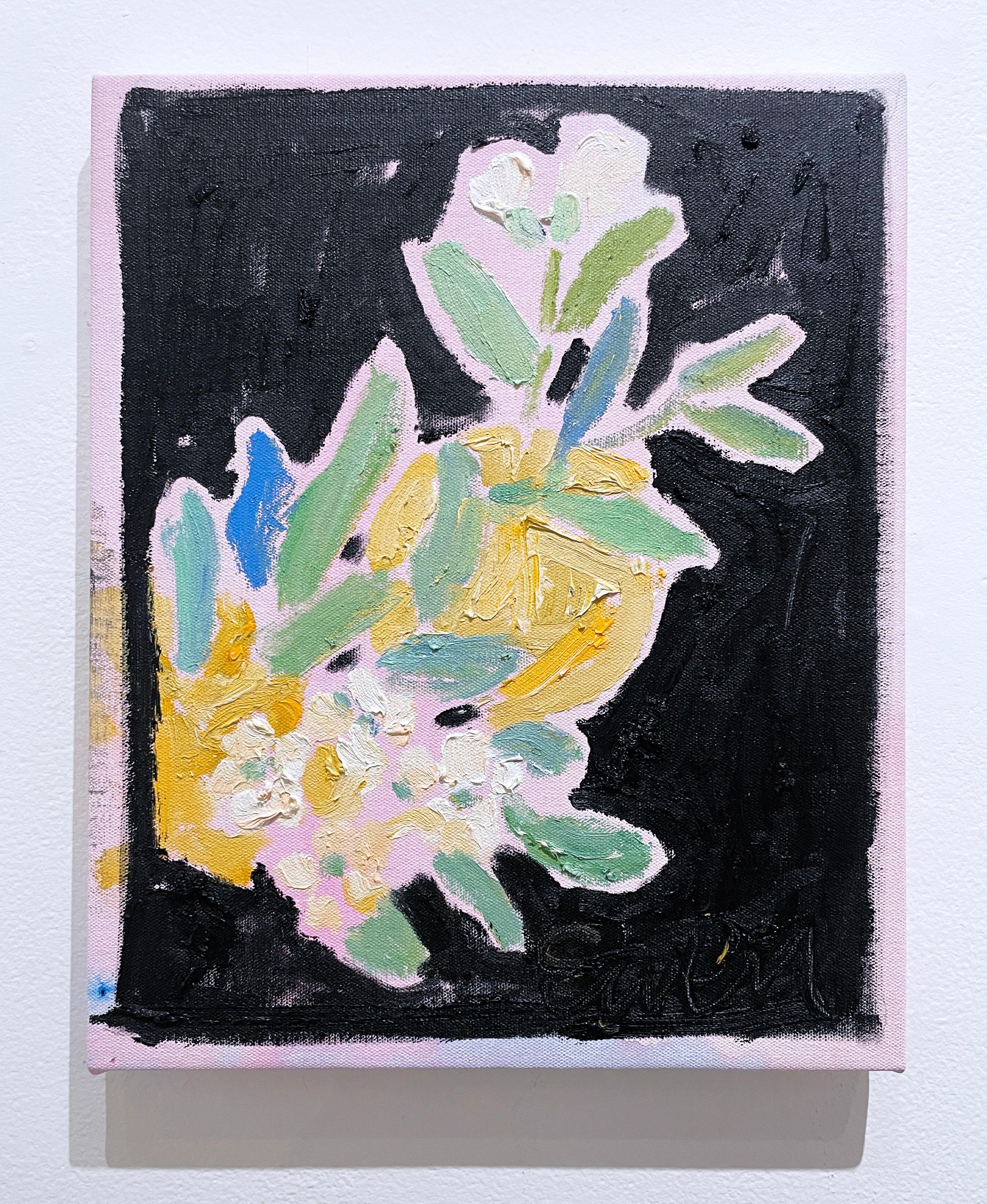 Flor de cítricos IV (2022), óleo sobre lienzo, floral, neoimpresionista - Painting Contemporáneo de Anne-Louise Ewen