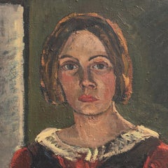« Self Portrait », artiste danoise post-impressionniste, Charlottenborg, Aurora