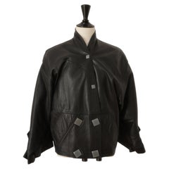 Anne-Marie Beretta Paris Leather Jacket, 1980s (Runway Piece)