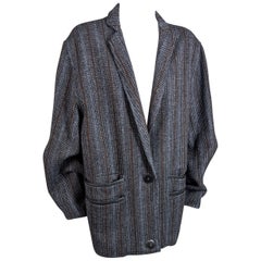Anne Marie Beretta Geformte Tweed-Jacke