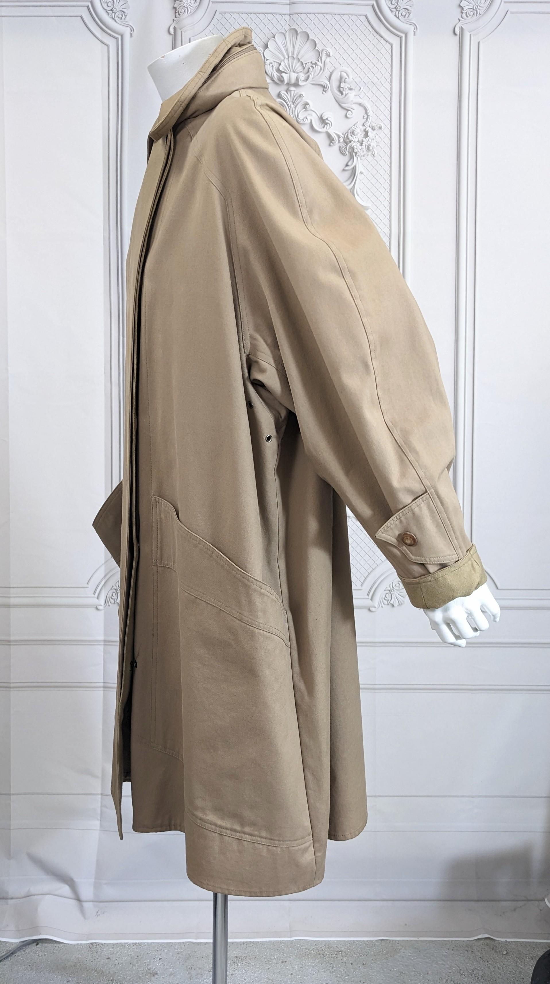 Brown Anne Marie Beretta Wool Lined Coat For Sale