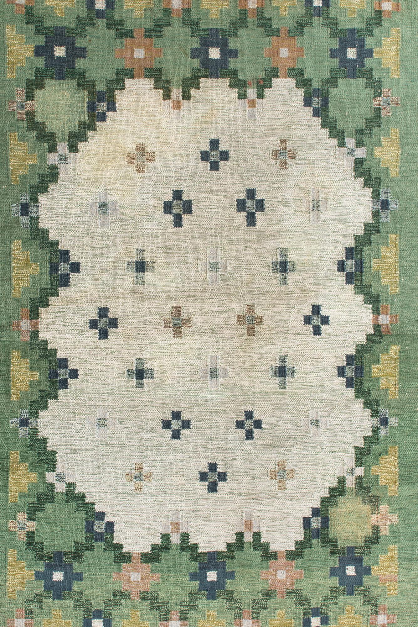 Scandinavian Modern Anne-Marie Boberg carpet produced in Sweden