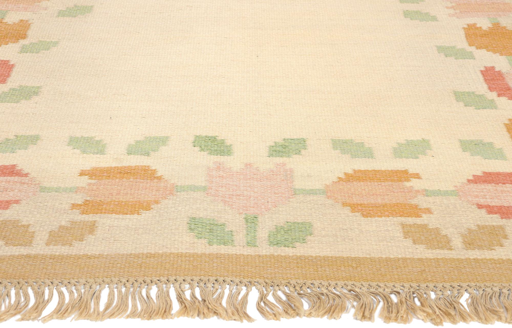 Firmado Anne Marie Boberg Röllakan sueco escandinavo vintage, 05'05 x 08'00 Sueco en venta