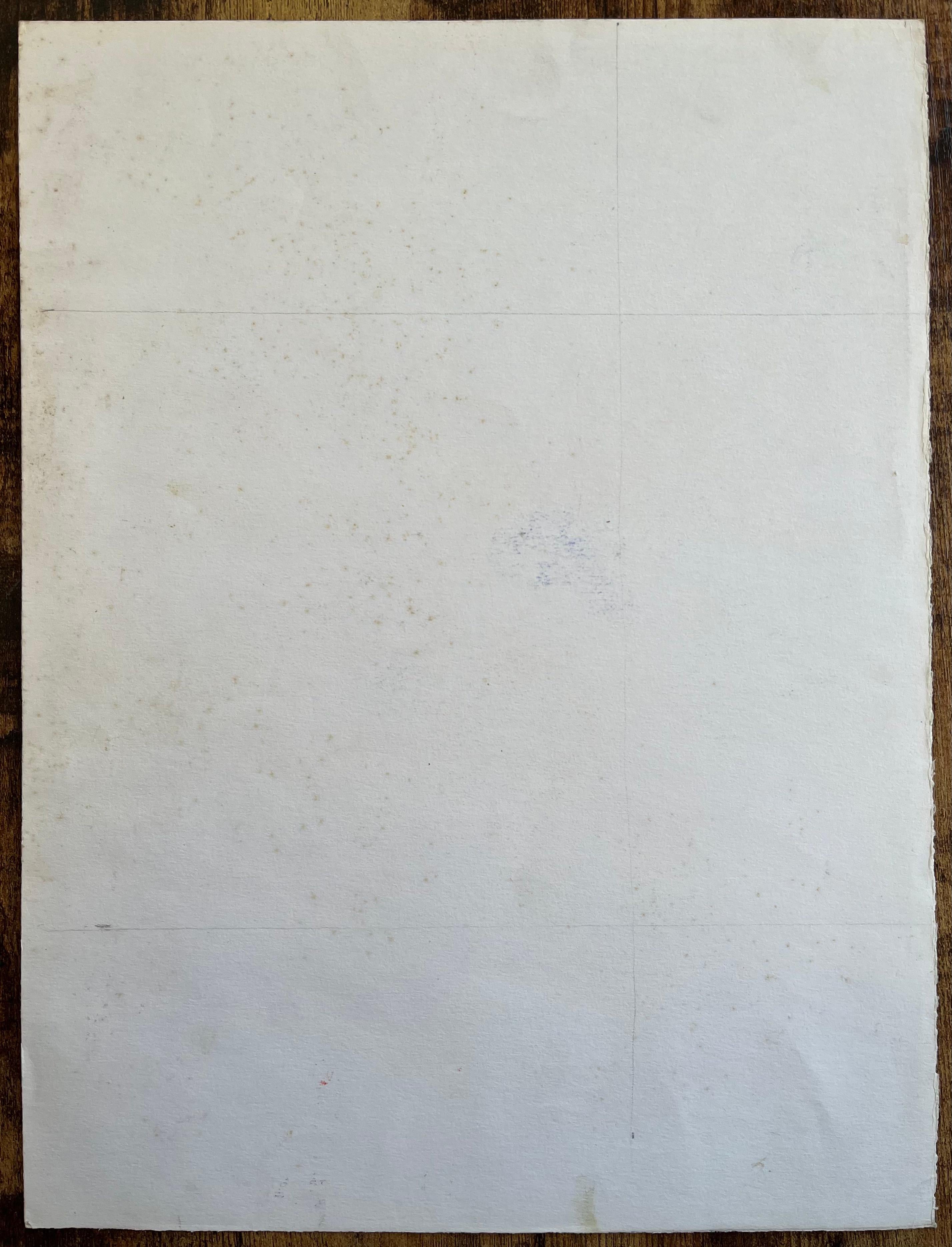 Pastel postimpresionista de mediados del siglo XX de barcos de pesca y multitud en el puerto en venta 3