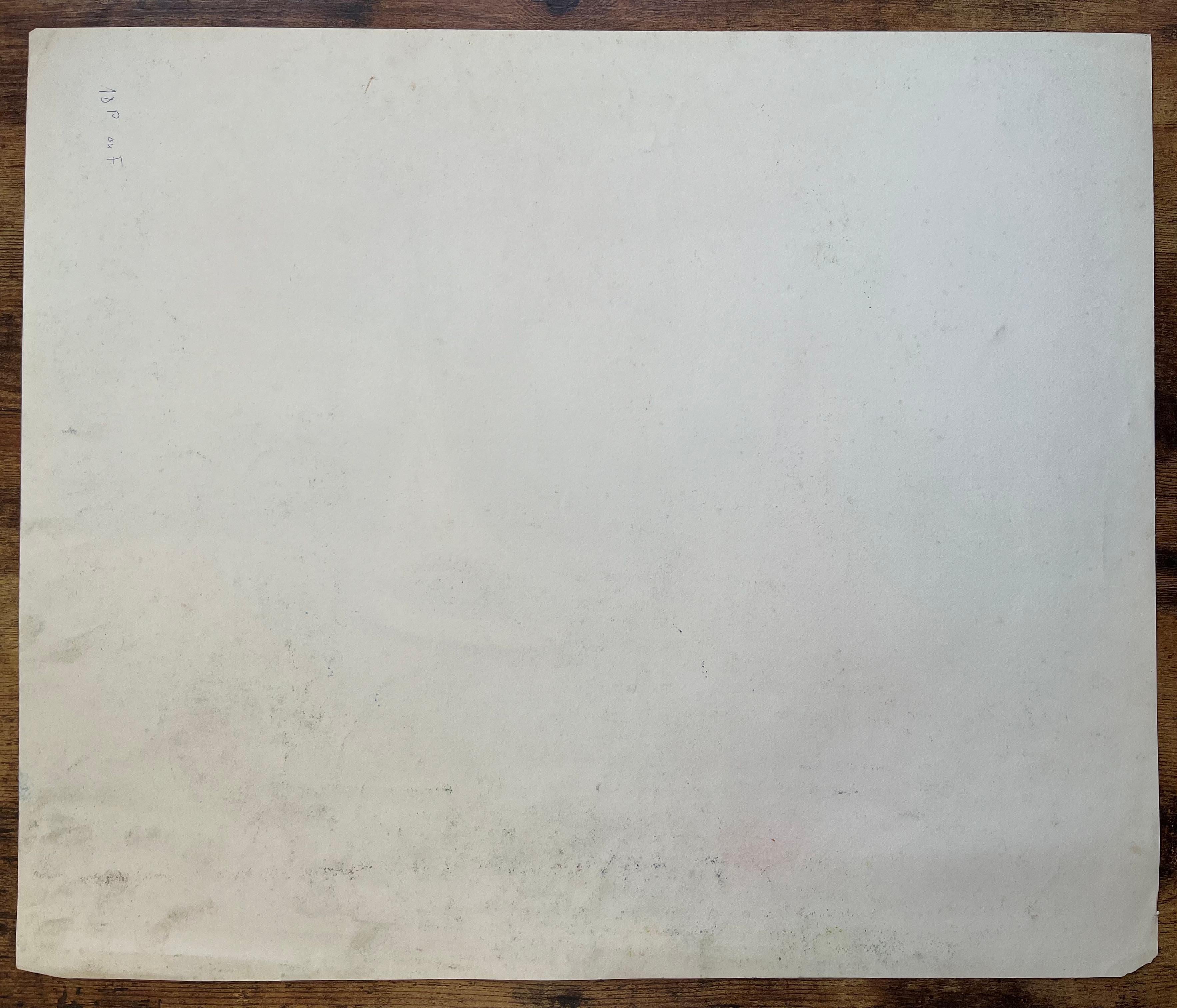 Pastel postimpresionista de mediados del siglo XX de veleros en un río tranquilo en venta 3