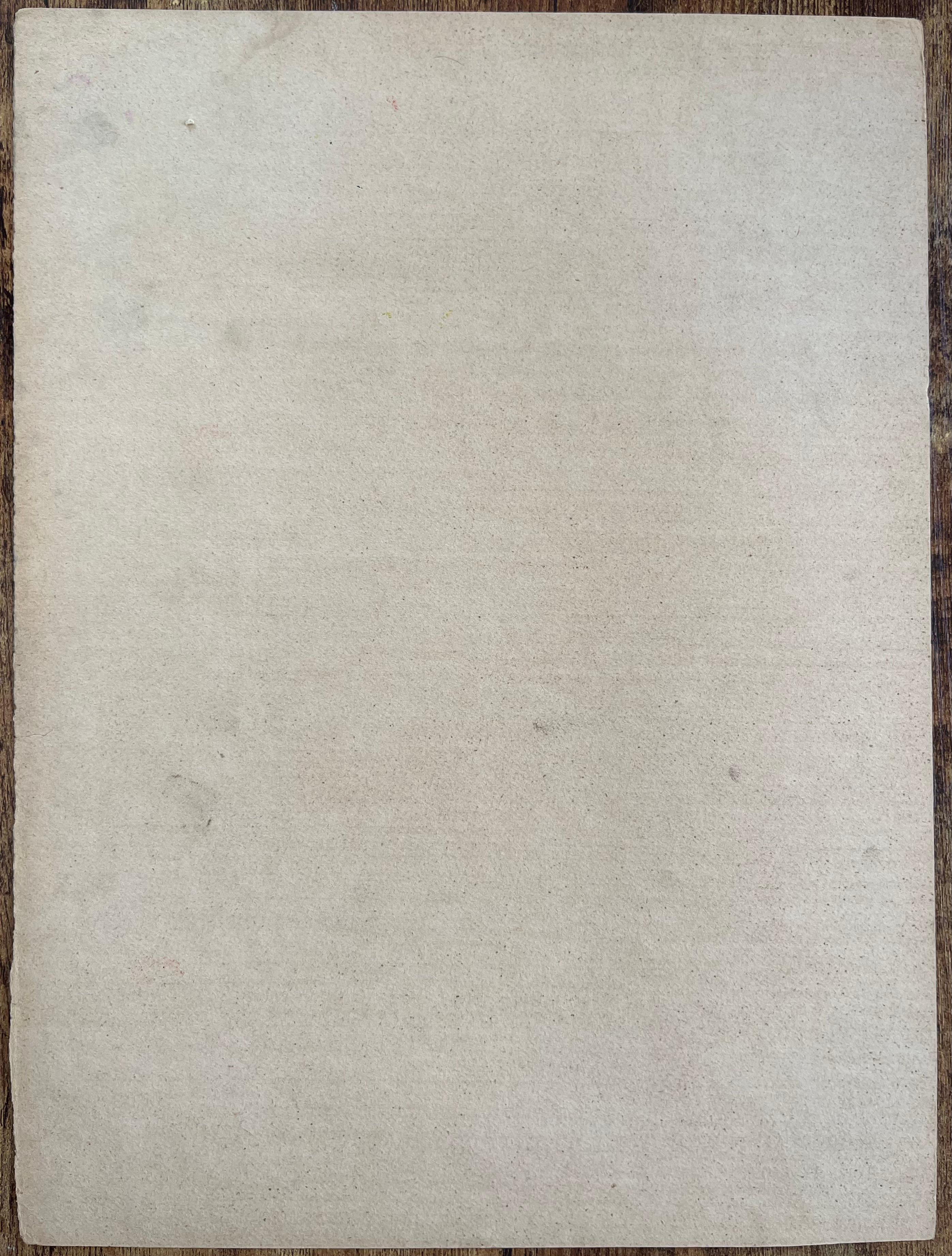 Disegno a matita post-impressionista della metà del XX secolo di barche a remi attraccate in vendita 3